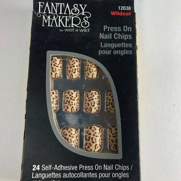 Fantasy Makers Press-On Nails, Wildcat, 12638 - Picture 1 of 2